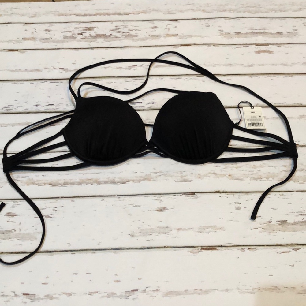 NWT Shade & Shore Swim Bikini Top 34D